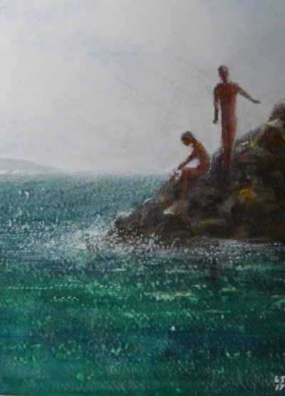 Deux figures dans les meules - Lincoln Seligman